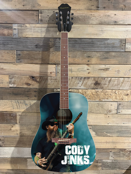 Cody Jinks Guitar (blue)