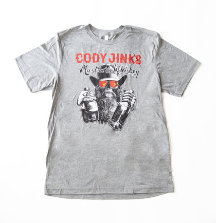 "Must Be the Whiskey" GREY shirt