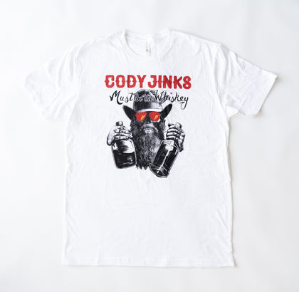 "Must Be the Whiskey" WHITE shirt
