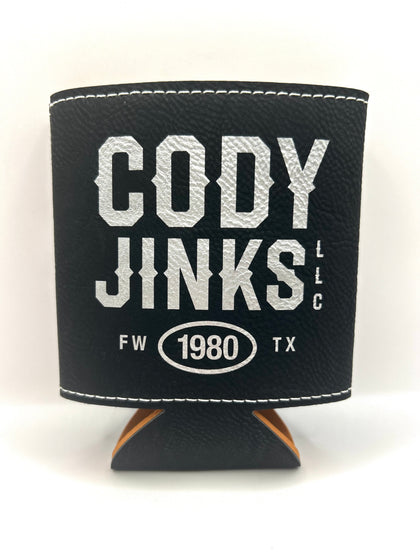 Cody Jinks Faux Leather Koozie