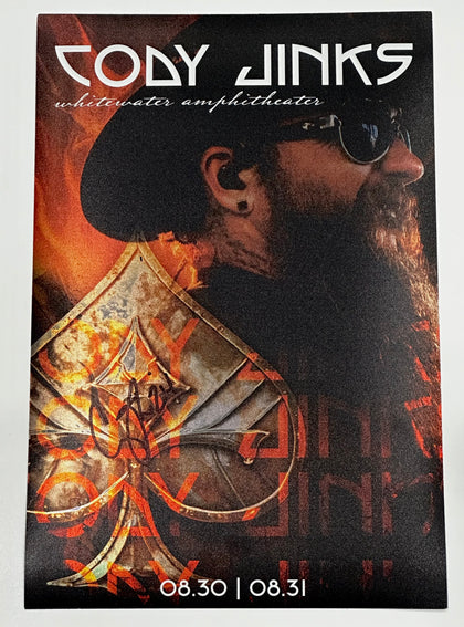 CJ Signed Whitewater Amphitheater Poster