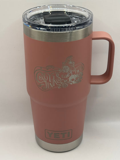 Pink Sandstone 20oz Tumbler W/ Handle