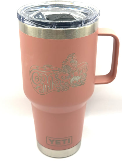 Pink Sandstone 30oz Tumbler W/ Handle