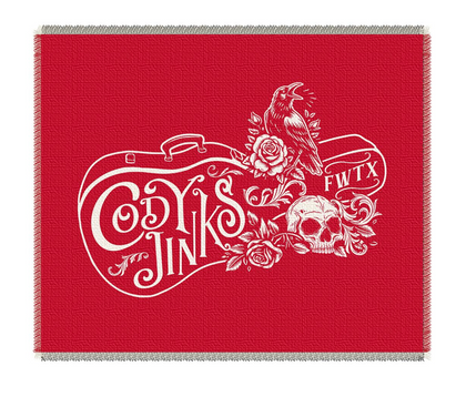 CJ Guitar Case Woven Throw Blanket