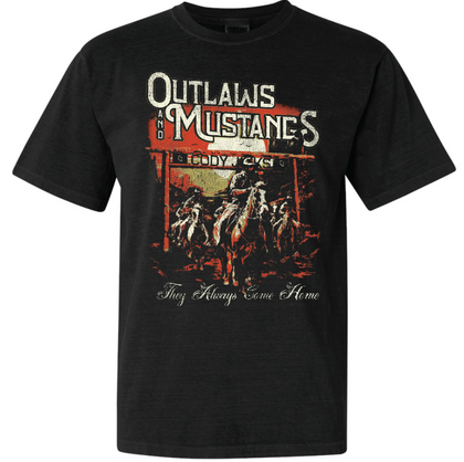 "Outlaws And Mustangs" Shirt
