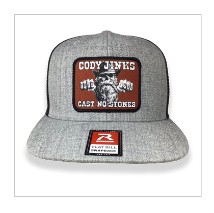 Lt Grey CNS Rectangle Patch Flatbill Hat