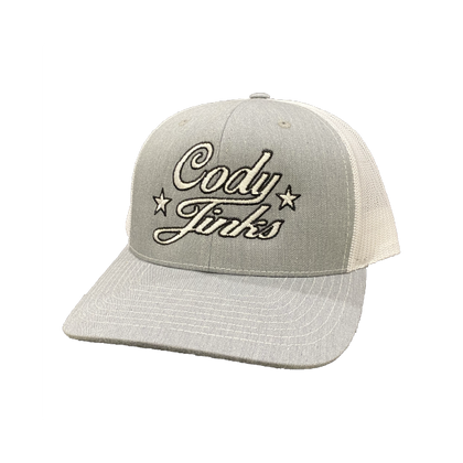 Light Grey Cody Jinks Script Hat